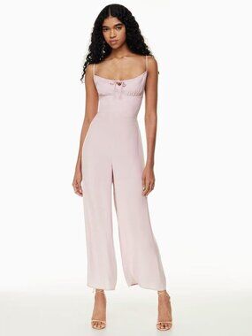 ARITZIA Women's Wilfred Bellow Jumpsuit Size 2 In Cloudy Lilac